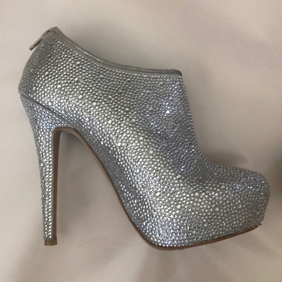 Steve Madden Rhinestone Heel Booties - Picture 4 of 4